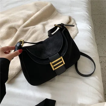 

Vintage Matte Leather Women Shoulder Bag Brand Design Female Crossbody Messenger Bags Tote New Winter Ladies Handbag Bolsa
