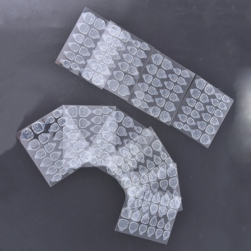 

10pcs double-side adhesive tips transparent false nails tool nail glue tool