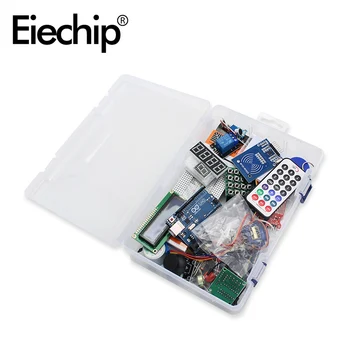 

For Arduino UNO R3 RFID Starter Kit Upgraded version Learning Suite With bread board / lcd 1602 / UNO atmega328p DIY kit