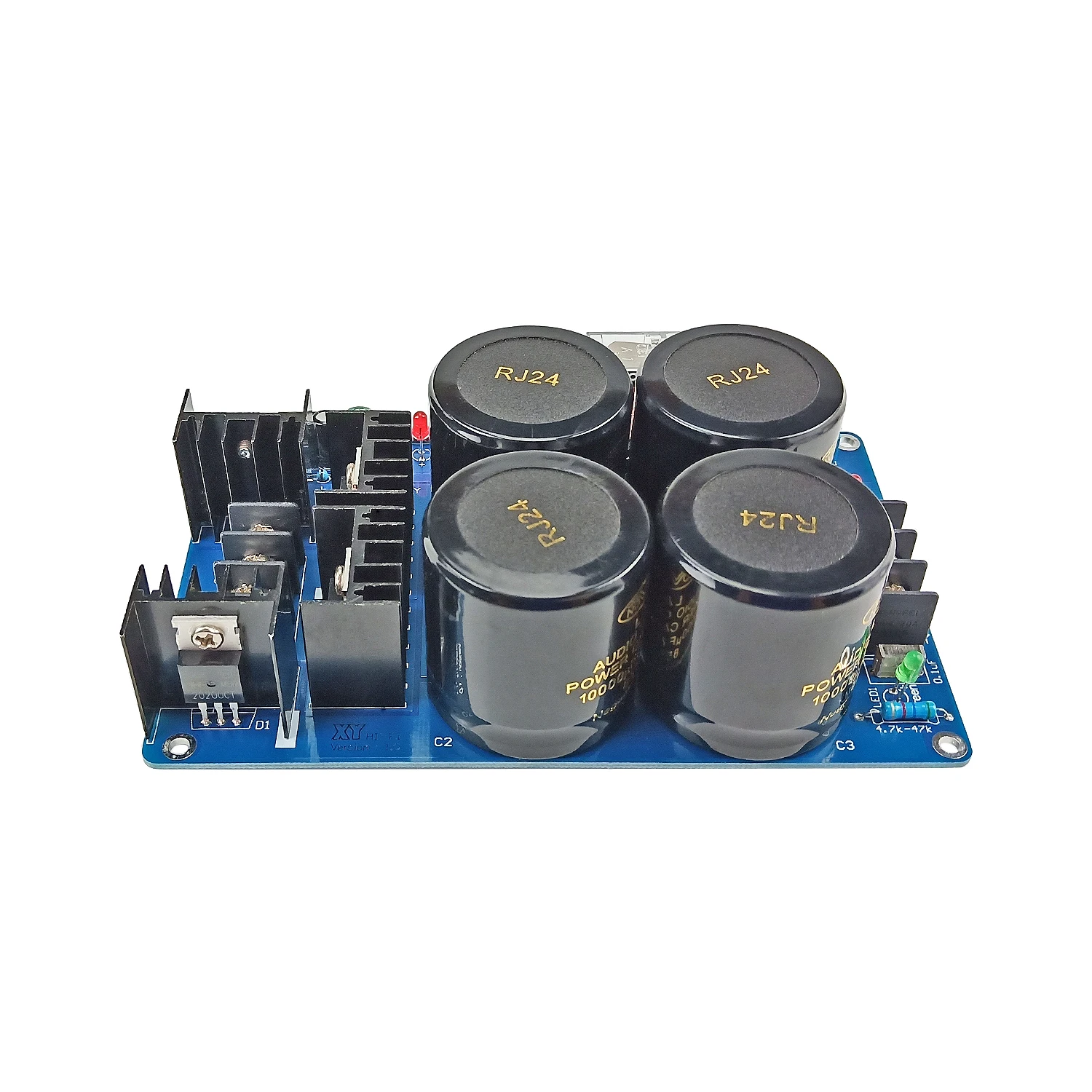40A Schottky Amplifier Rectifier filter Board Dual Power Supply Rectification Filter UPC1237 Speaker Protection Crcuit AC18-35V 5