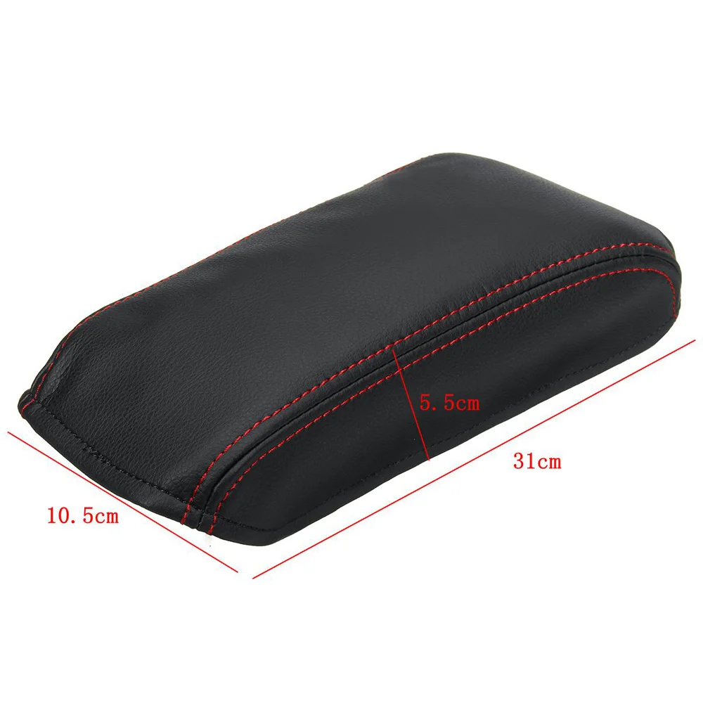 

Center Console Armrest Leather Protective Cover For Toyota Corolla 2013-18 Black