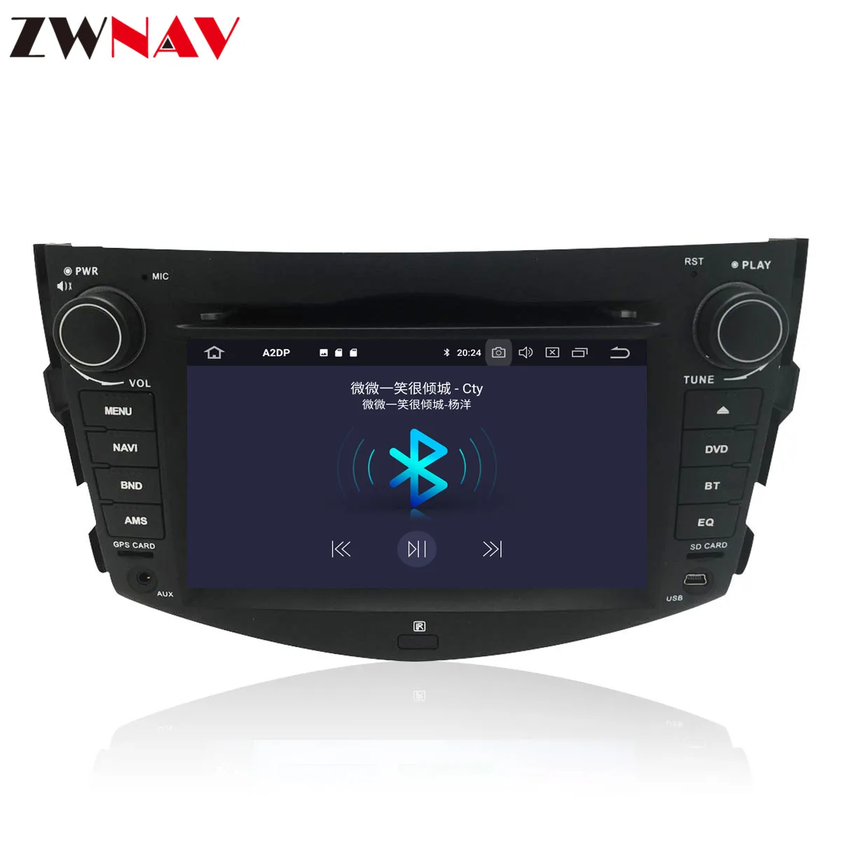DSP Android 10,0 Автомобильный DVD стерео мультимедийный плеер для Toyota RAV4 2006-2012 радио gps Navi Аудио Видео головное устройство wifi стерео карта