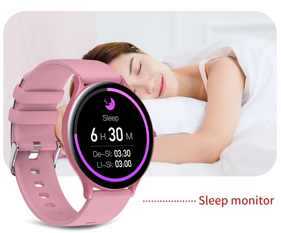 LIGE Fashion Smart Watch Women Sports Fitness Tracker Health Monitor Waterproof Full circle touch screen Electronic smartwatch LIGE Fashion Smart Watch Women Sports Fitness Tracker Health Monitor Waterproof Full circle touch screen Electronic smartwatch