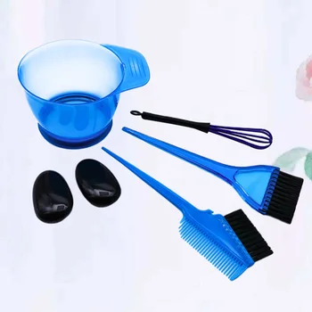 

5Pcs Practical Hair Dye Tool Kit Complete Hair Coloring Set Useful DIY Dyeing Tool Set Portable Hair Tinting Tool for Home Salo