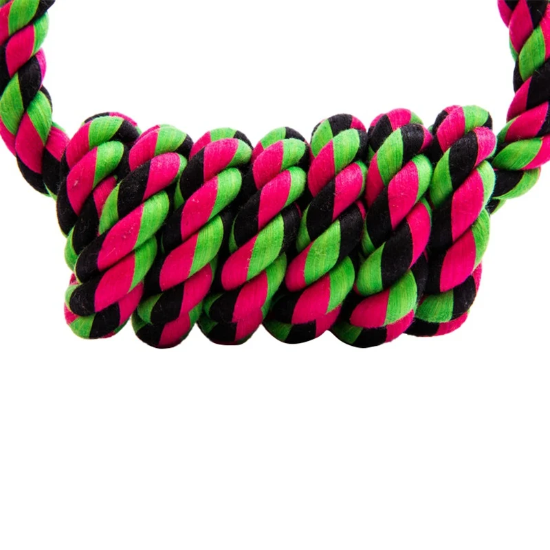 Игрушка для жевания домашних животных, цветная молярная палочка, молярная хлопковая веревка для собак, интерактивный тренировочный инструмент, игрушка для домашних животных