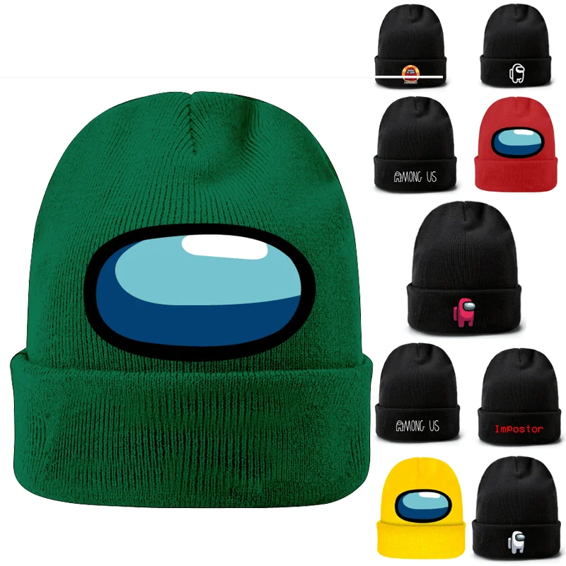 

19 Types Hot Game Among Us Knitted Hat Cap Model Hip Hop Keep Warm Beanies