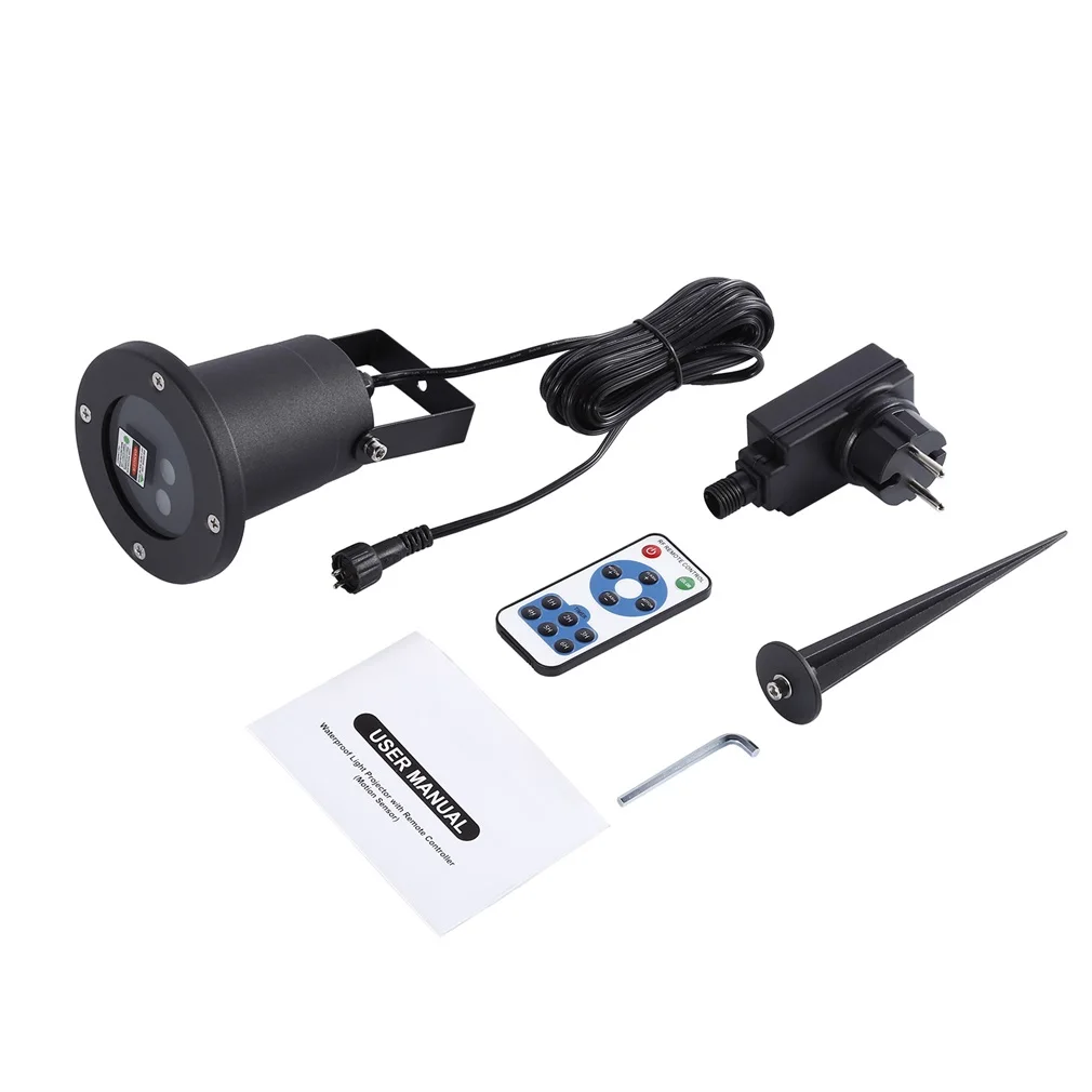 

Black Outdoor Red and Green Dynamic Firefly Laser Projector & Starry Lawn Light Waterproof for Garden/Holiday/Christmas