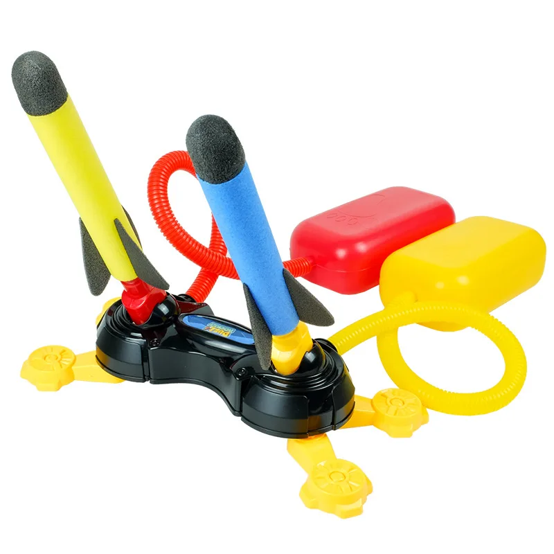 2022 New Children Outdoor Foot Launcher Eva Foam Cotton Material Soaring Rocket Parent Child Interaction Safety Sports Toys 5
