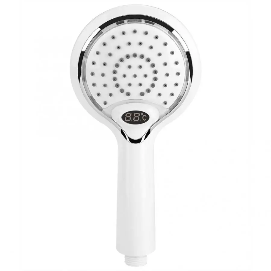 Led Handheld Badkamer Douche Sproeikop Digitale Temperatuur Display 3