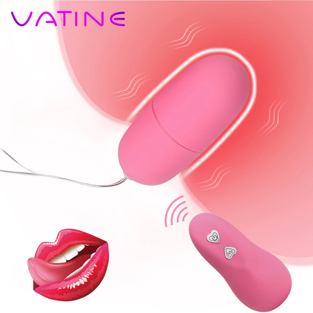 VATINE Powerful Vibrating Egg Bullet Vibrator Multispeed Wireless Remote Control Silicone Adult Sex Toys for Women Sex Products
