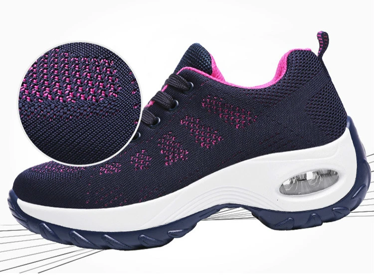 Odipon/Женская обувь для тенниса; дышащая обувь с воздушной подушкой; удобные мягкие женские кроссовки на шнуровке, визуально увеличивающие рост; спортивные кроссовки