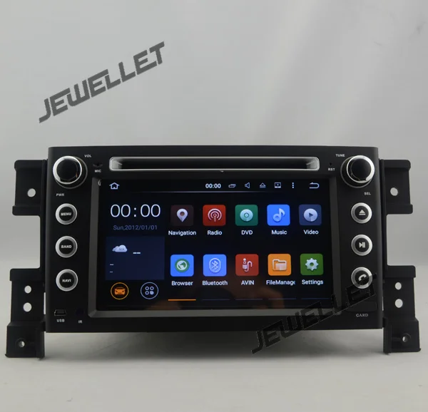 Четырехъядерный Android 9,0 автомобильный DVD gps Радио Навигация для Suzuki Grand Vitara nomate 2005