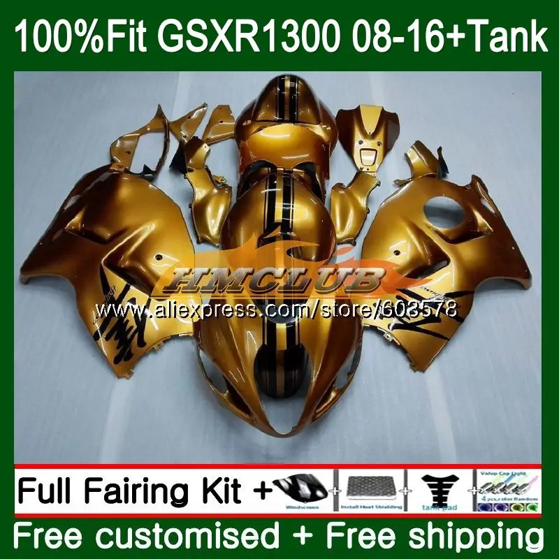 Инъекции для SUZUKI Hayabusa GSXR1300 08 13, 14, 15, 16 лет 22CL. 156 блеск для губ Золотой GSXR 1300 GSXR-1300 2008 2013 обтекатель