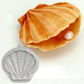 

Clam Shell Silicone Mold for Fondant Cake Decor Cupcakes, Sugarcraft, Cookies, Candies, Cards and Clay Bakeware Tools