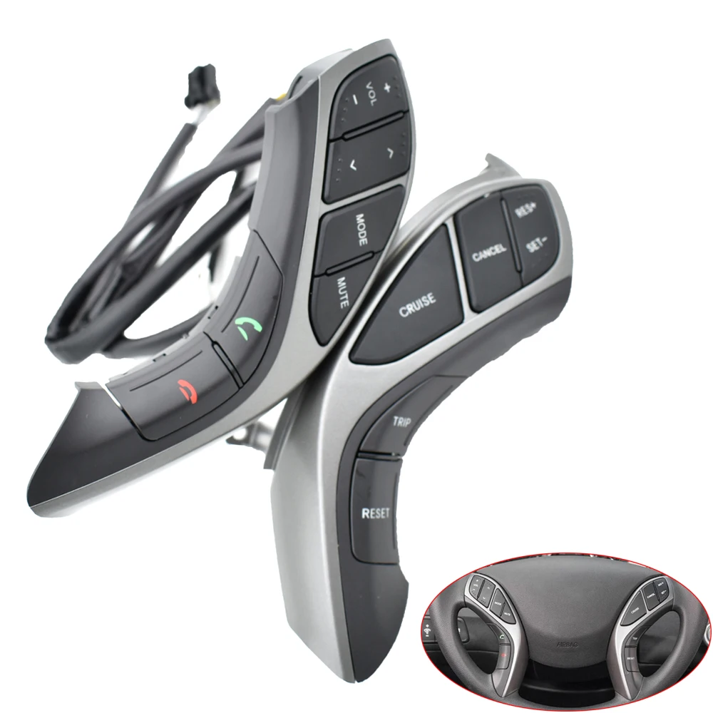 Многофункциональные кнопки на руль для Hyundai Elantra 2012 2013 2014 MT Кнопки громкости аудио