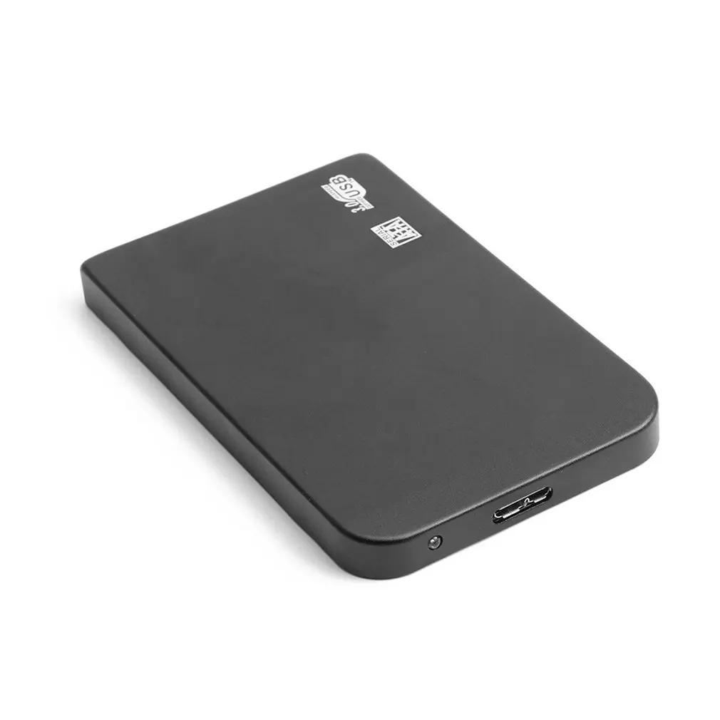 2,5 дюймовый внешний корпус для жесткого диска USB3.0 SATA жесткий диск черный чехол для ноутбука ПК Ультратонкий металлический