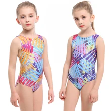 Детский стильный Цельный купальник с милым принтом для девочек