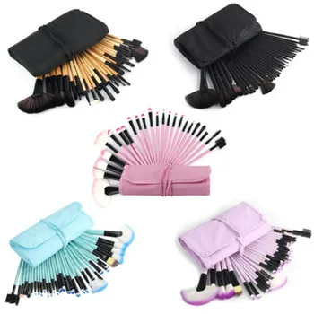 

32Pcs Cosmetic Makeup Brushes Tool Set Cosmetic Powder Eye Shadow Foundation Eyebrow Shadow Face Lip Kabuki Blending Brushes
