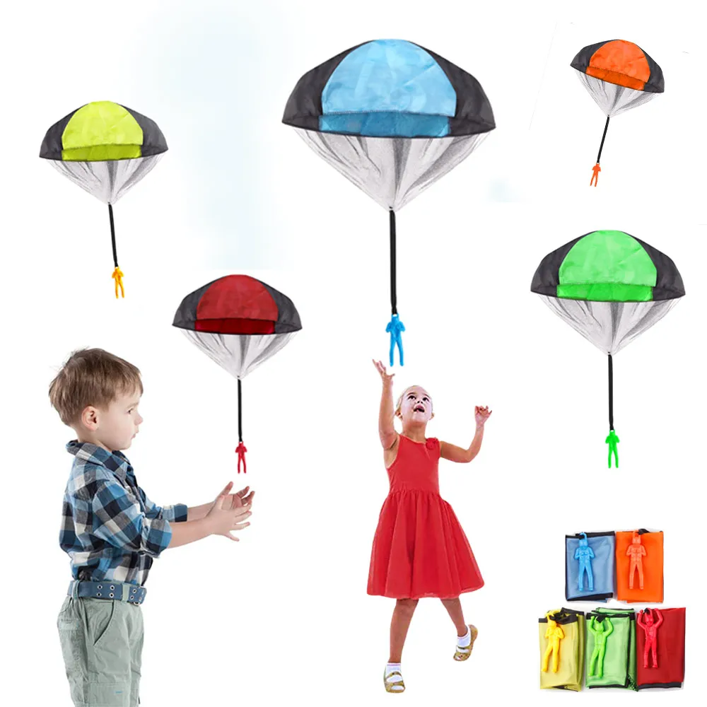 

Hand Throwing Parachute Outdoor Toys Flying Mini Soldier Educational Games for Kids Children Parachute Man Funny Sports Play Toy