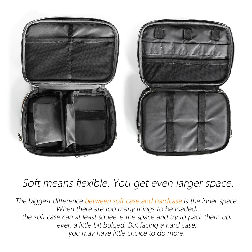 DD ddHiFi C 2020 Brown Customized HiFi Carrying Case for Audiophiles Storage Bag for DAP DAC and Headphone Protective Case