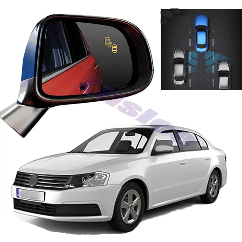 

Автомобильный BSM BSD BSA, лазерный датчик безопасности для вождения, датчик обнаружения зеркала для Volkswagen VW Lavida 2015 2016 2017
