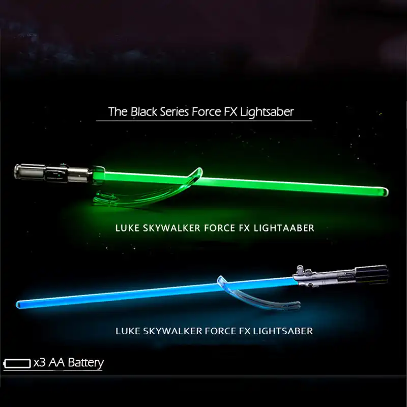 luke skywalker force fx lightsaber green