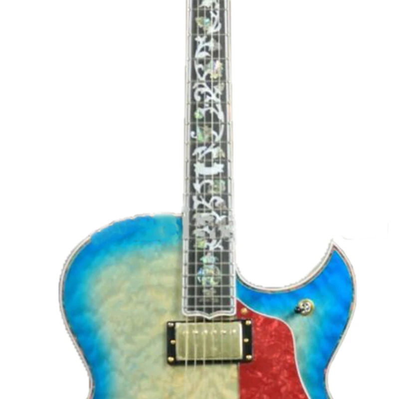 elétrica acolchoado maple flamed maple back &