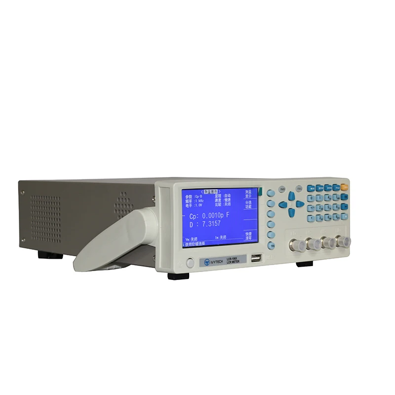 Лабораторная Мощность Цифровой LCR метр точность Тест частоты 40 Гц до 1000 кГц конденсатор и индуктор сопротивление тестер мост