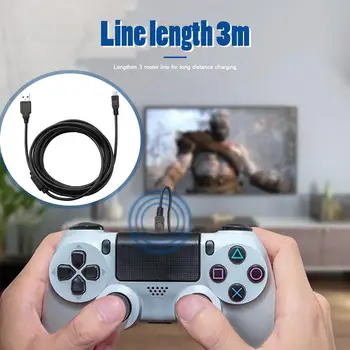 

3m USB Charge Cable Cord Wire with Magnetic Ring USB Stable Safety Practical and Durability for Sony PS3 Wireless Controller