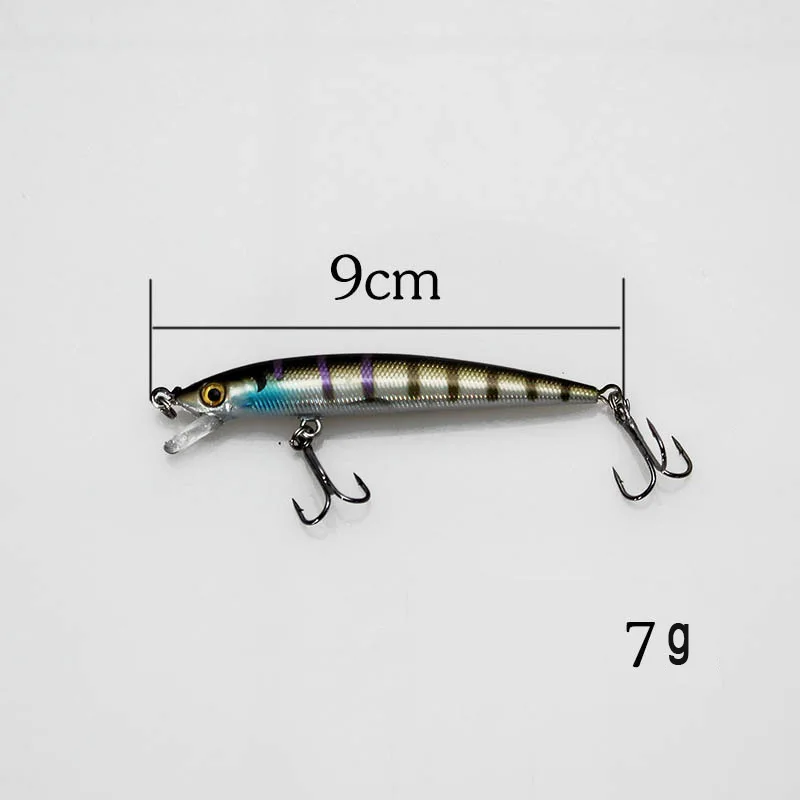 

Bait Slow Floating Mino Hard Bait Plastic Fishing Lure 90 M 7 Grams v m c Fishhook Triple Hooks zi qian Deep 1.8 M