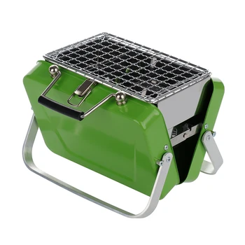 

Portable Charcoal Grill Stainless Steel Barbecue Grill Suitcase for Outdoor Outing Caming Picnic Party BBQ Tools