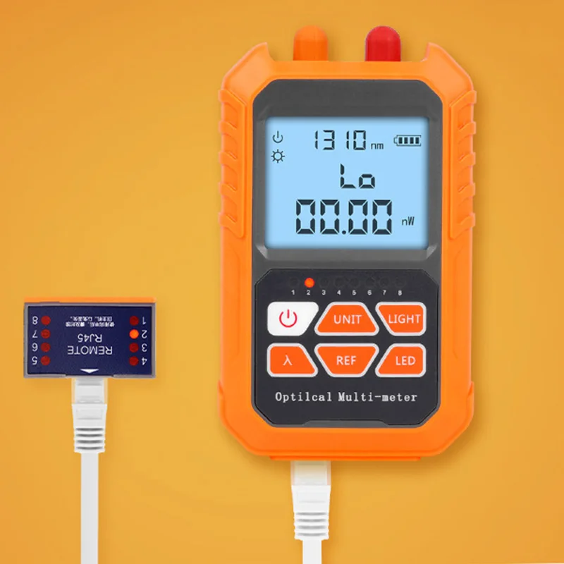 3In1 Optical Power Meter Visual Fault Locator Network Cable Test Lighting Optical Fiber Tester 1Mw With 5Km Visual Fault Locator