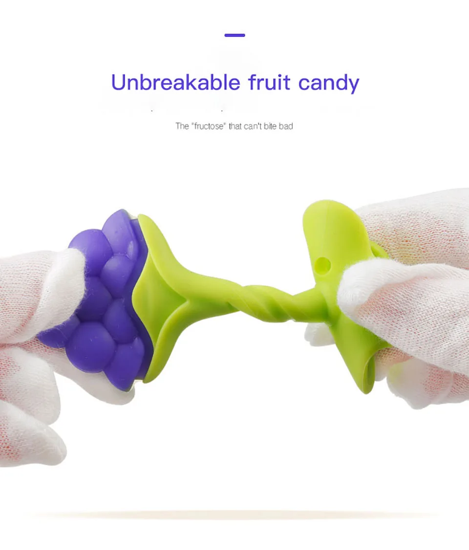 Teething & Massaging Toy Silicone Baby Teether for Teeth Infant Dental Care Accessories Newborn Fruit Chew Toys for Newborn Teething & Massaging Toy Silicone Baby Teether for Teeth Infant Dental Care Accessories Newborn Fruit Chew Toys for Newborn