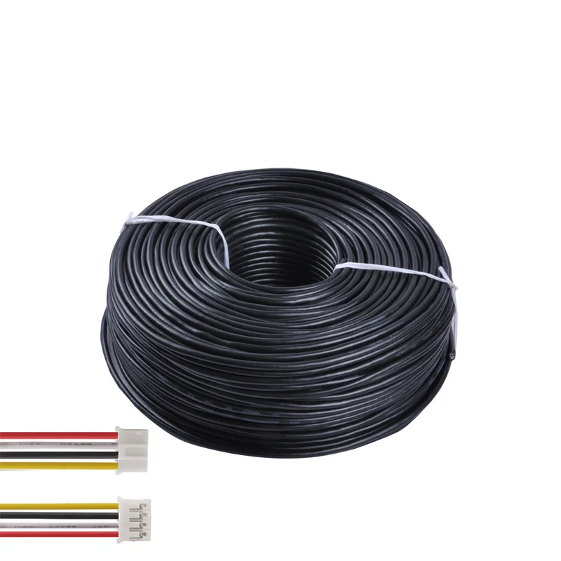 Dragonsview 5M/10m/15m/25m/30M RVV4 4 Pin Cable de extensión de vídeo sistema de teléfono de puerta Monitor timbre