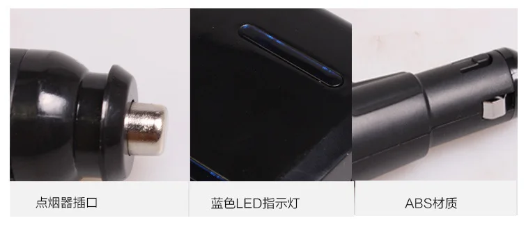 Shunwei два отверстия с USB прикуриватель один разделен на два Автомобильного распределителя питания USB зарядное устройство Sd-1904b