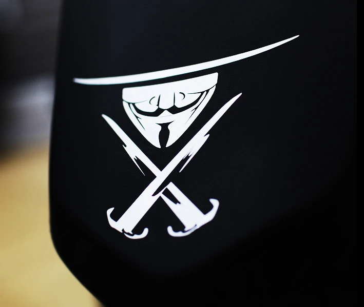 

Car Styling Vinyl Tape V-Vendetta V Mask Avatar Avengers Motorcycle Bike Laptop Helmet Sticker Bumper Decals