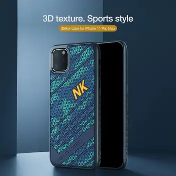 

3D Texture Sport Style Striker Cases For Iphone 11 Pro Max Case Nillkin Soft TPU + Hard PC Silicone Back Cover Anti Fingerprint