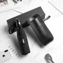 Paraguas plegable automático para mujer pequeño portátil Mini paraguas ultraligero para hombres compacto portátil 50ys053(China)