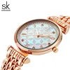 Shengke Brand Luxury Bracelet Women Watch Rosegold Wristwatch Gift for Women Original Design Watch Reloj Mujer ► Photo 3/6