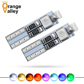 شراء500 قطعة تعزيز كبير T5 3 LED 1210 3528 SMD أبيض نقي سيارة السيارات لوحة قياس أضواء إشارة لمبات DC12V