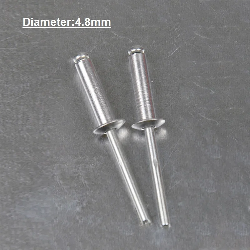 M4.8 20 шт заклепки Алюминиевые Стальные купольные заклёпки для ногтей Rivetsremaches rebite Slepe kovice kniedes заклепки