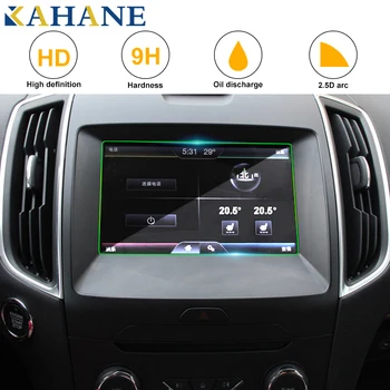 

KAHANE Car Center Console LCD Screen Sticker GPS Navigation Screen Tempered Steel Protective Film FOR Skoda Kodiaq Karoq