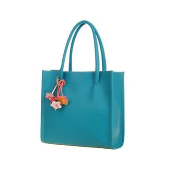 

Fashion Elegant girls handbags leather shoulder bag candy color flowers Women tote 2020 New Fashion handbags сумка