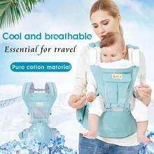 TIANCAIYIDING portabebés ergonómico con asiento de cadera para viaje de 0 48 meses, mochila canguro 3 en 1 para recién nacido