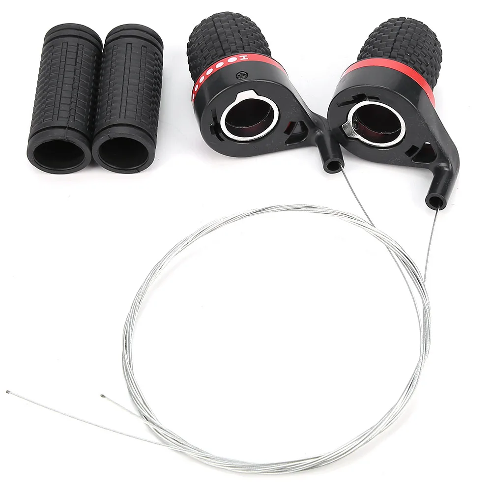 Mountain Bicycle Bike Speed Shifter Shift Derailleur Handle Twist Grip Gear Transmission Regulating Belt Gearbox | Спорт и
