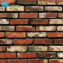 0,45x5 м самоклеющиеся винтажные кирпичные ПВХ водонепроницаемые северные обои для спальни кабинет тв задний план Papel де Parede стикер на стену