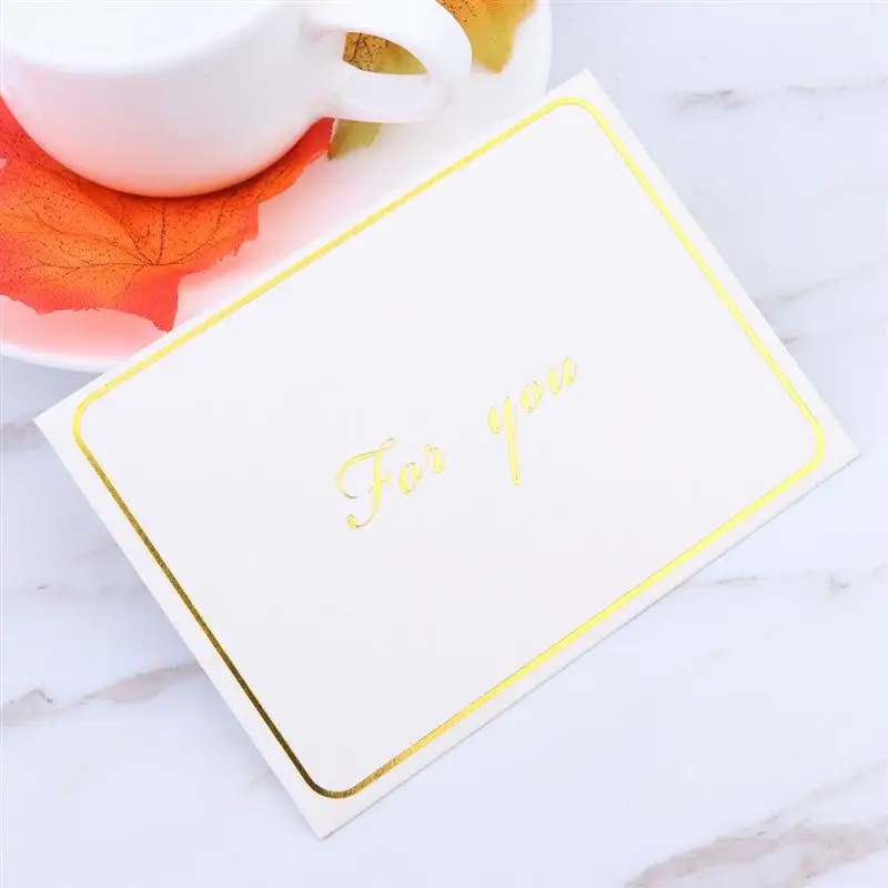  10sets Invitation Card Creative Thanksgiving Cards Greeting Card Paper With Envelopes For Wedding G - 4.00033E+12