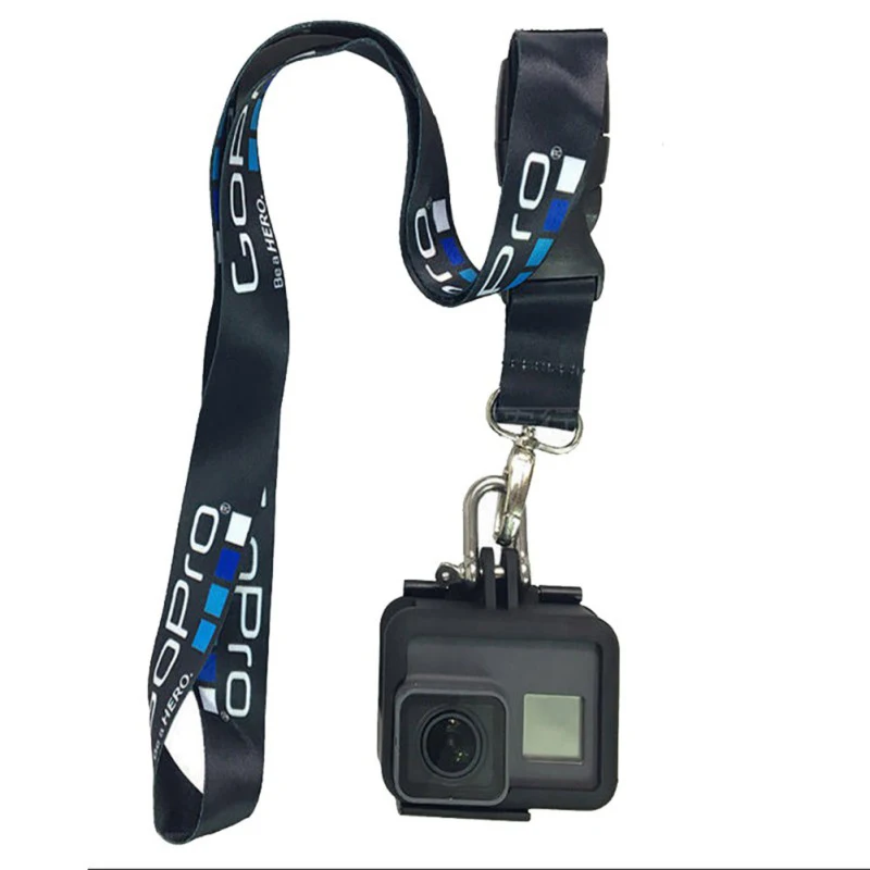 Для GoPro7 6 5 5S 4 3+ 3 2 1 экшн-Спортивная камера аксессуары ремешок на шею скрученный шнур с быстроразъемной пряжкой