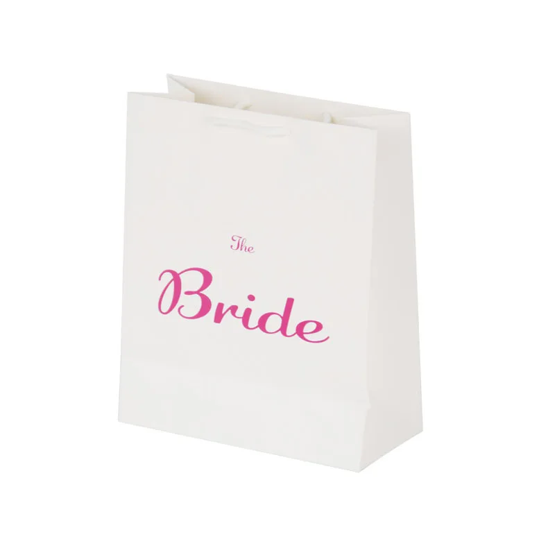 Свадебные вечерние костюмы невесты повязка на руку розовое золото подарок для невесты сумки Набор бокалов для вина для свадебного душа украшения для девичника поставки JL75 - Цвет: 1pc bride bag