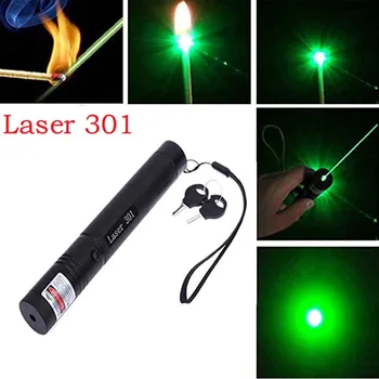 

Laser Sight Pointer 5MW High Power Green Dot Laser 301 Light Pen Powerful Laser Meter 532Nm Green Lazer Pen New